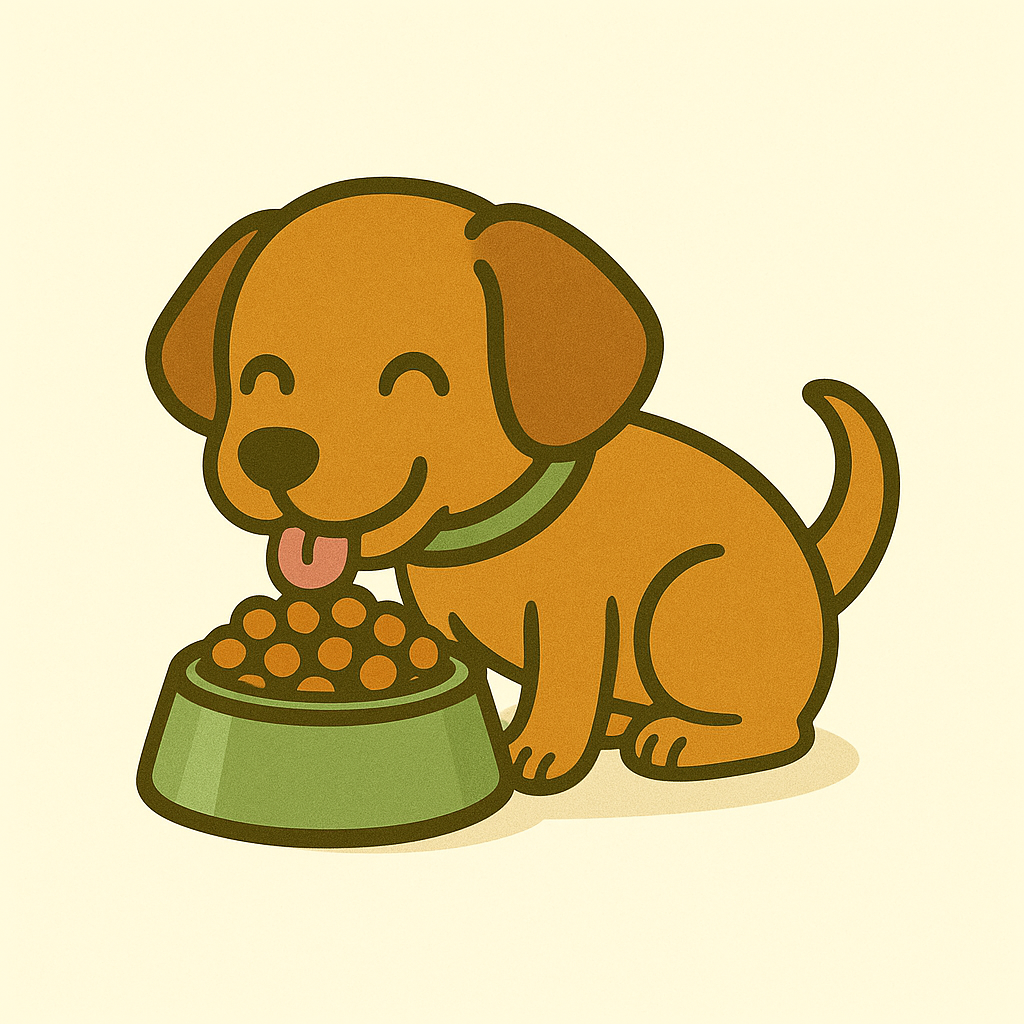 Perro con plato